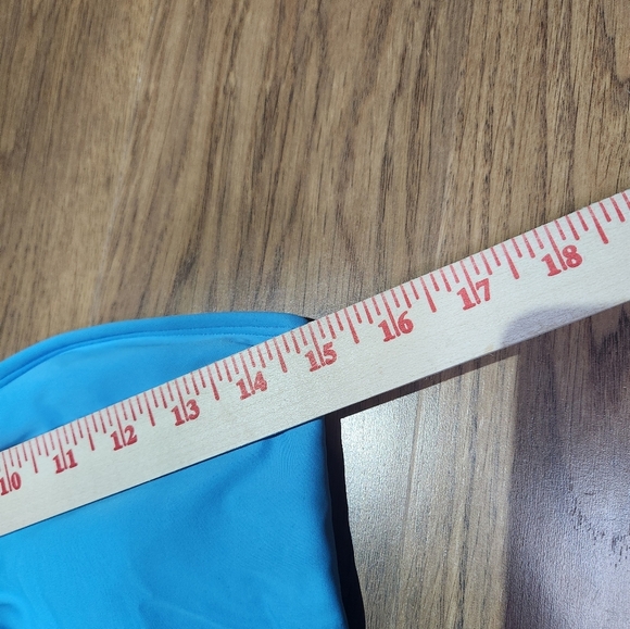 Cupshe Stylish Blue One-Piece Swimsuit, Size L - Picture 7 of 8